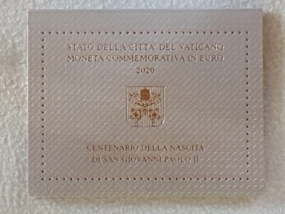 2 Euro Vatikan im Folder 2020 Johannes Paul II