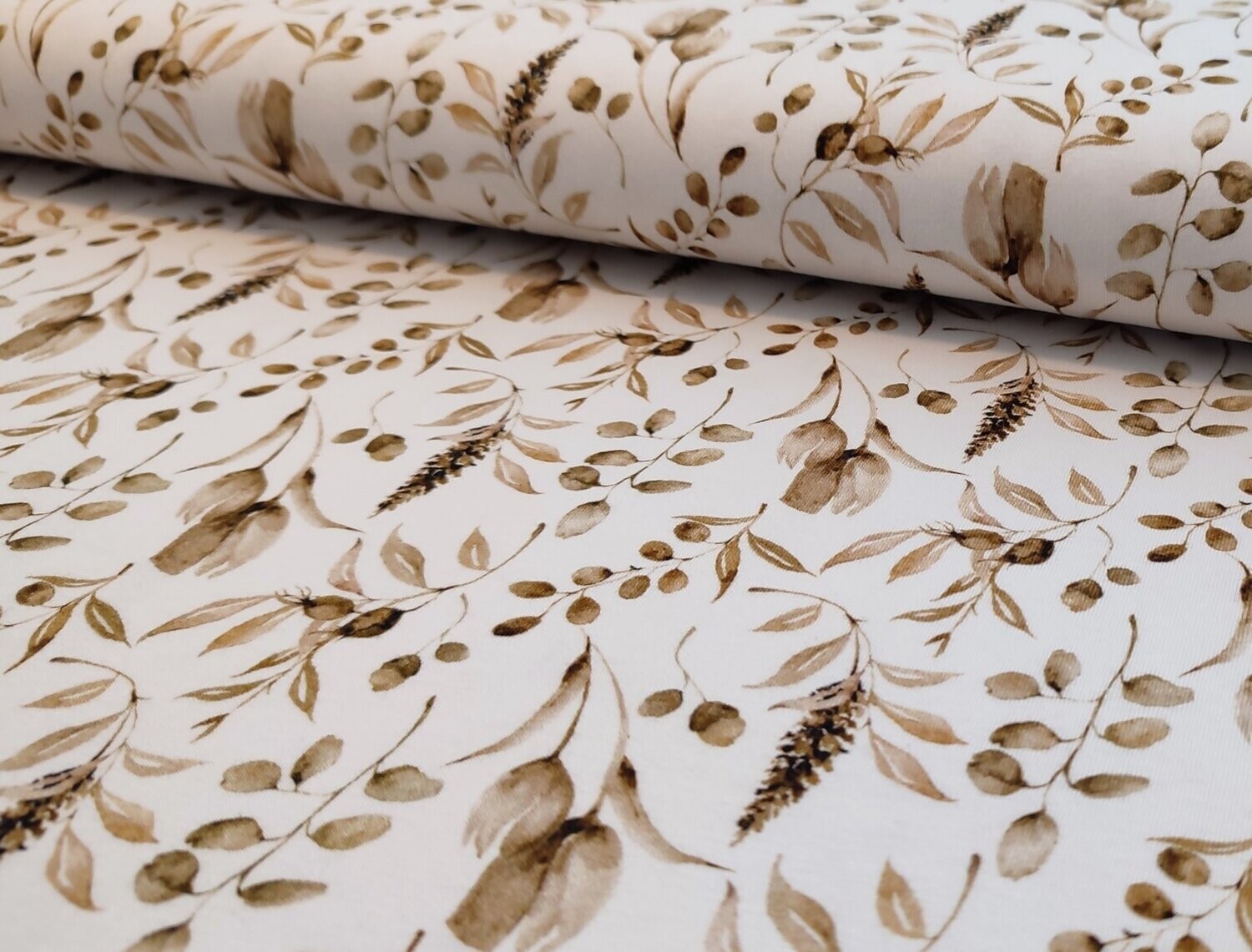 Bio Baumwoll-Jersey Vintage Leaves