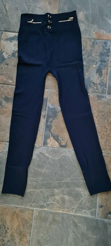Dames legging blauw