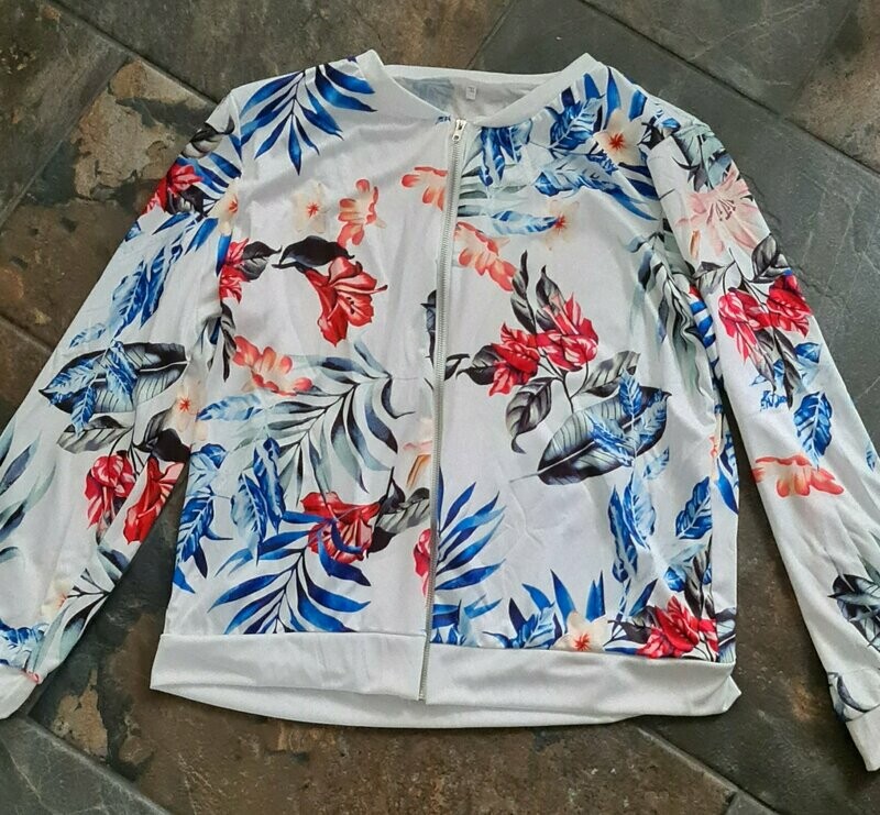 Mooie dames jas bloemen