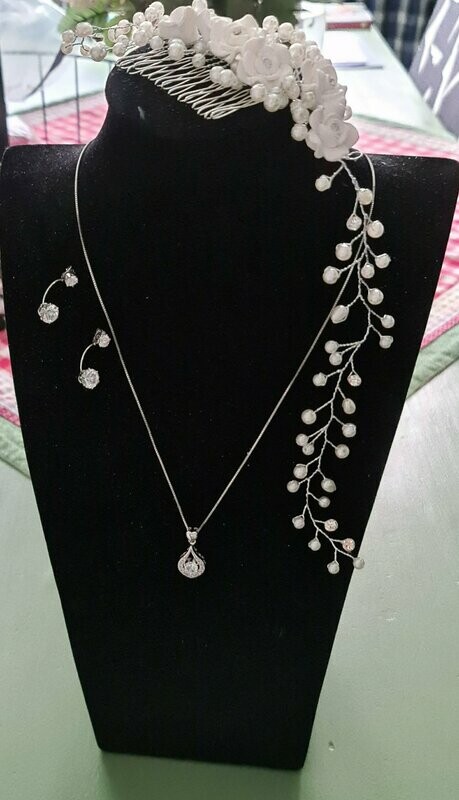 Bruids en sierraden accessoires set