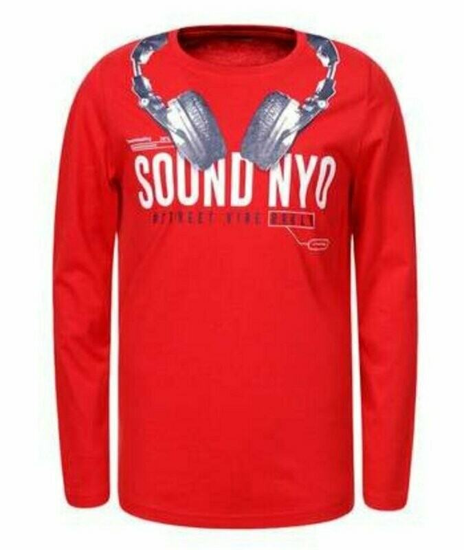 Stoer jongens shirt Koptelefoon