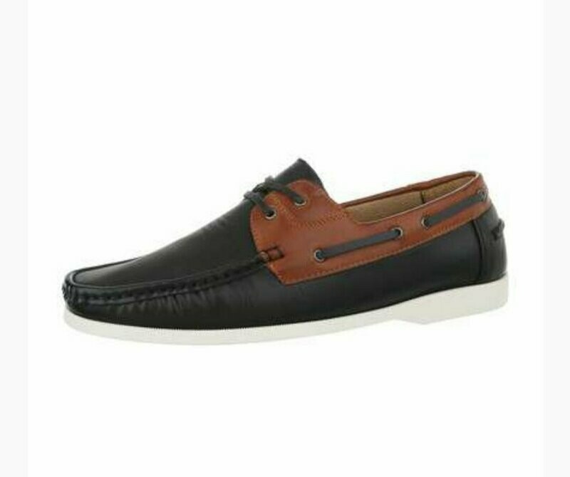 Mokassins black/camel