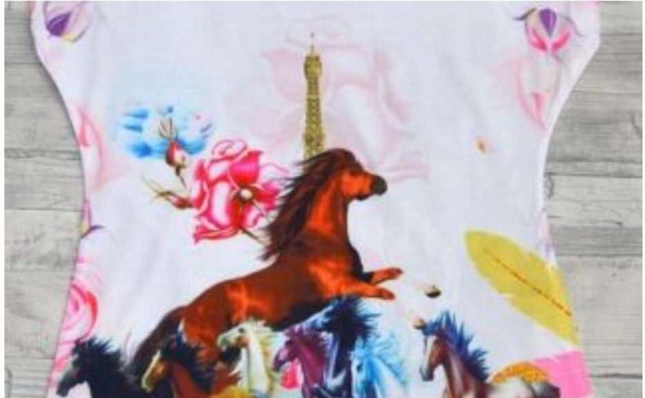 Vrolijk paarden shirt