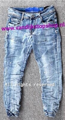 Stoere Crickle jeans