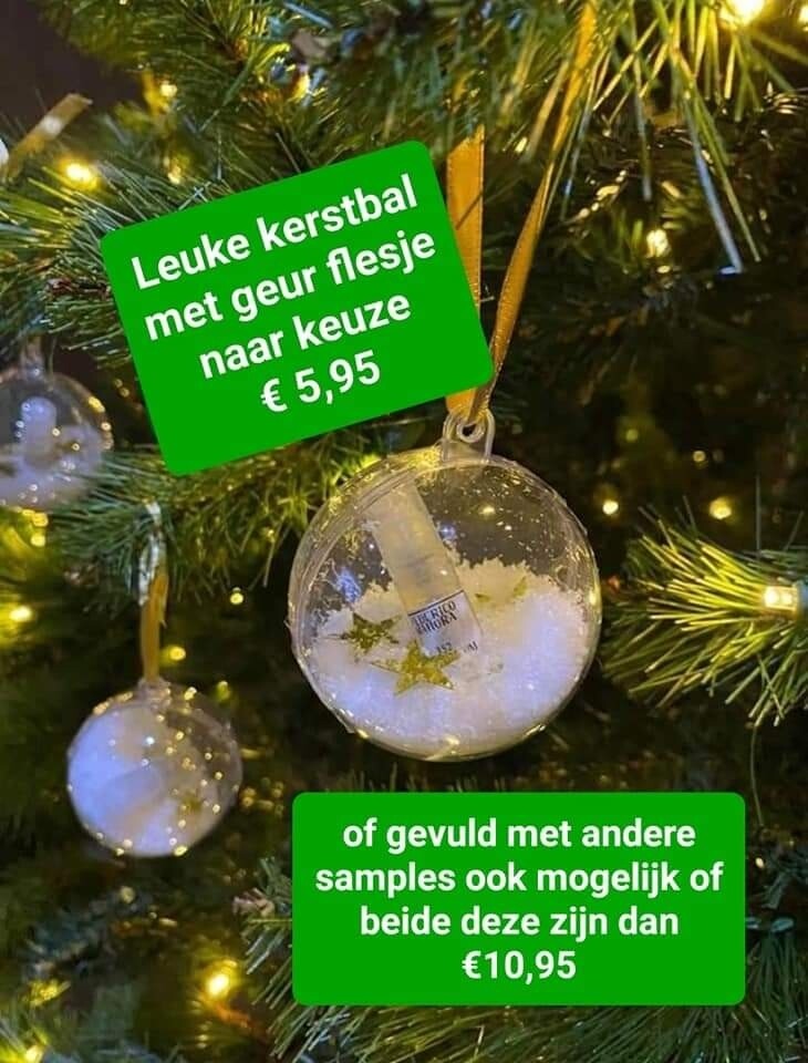 Kerstbal met FM make-up 