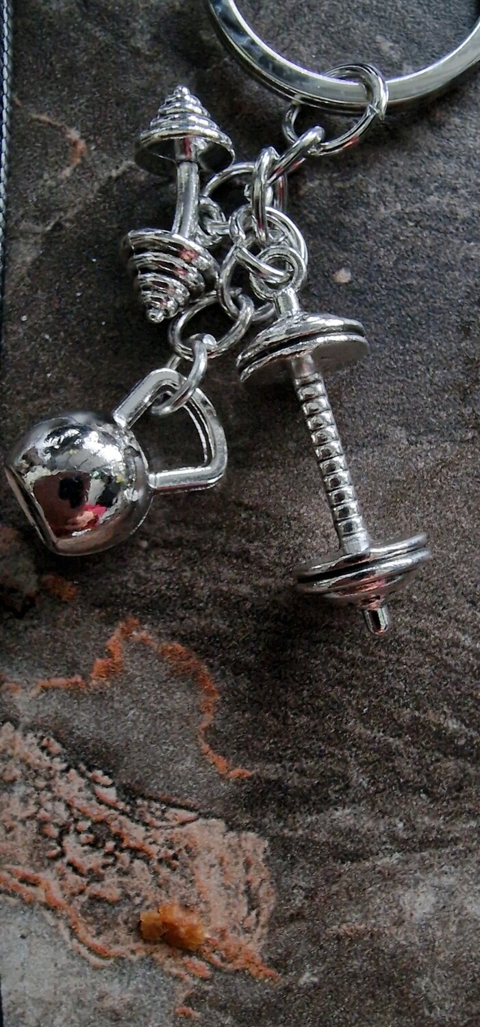 sleutelhanger dumbels