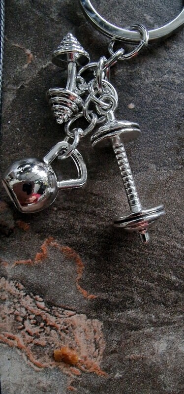 sleutelhanger dumbels