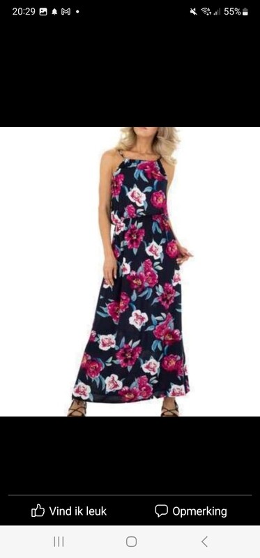 Mooie bloemen jurk