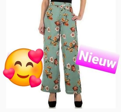 Fleurige broek