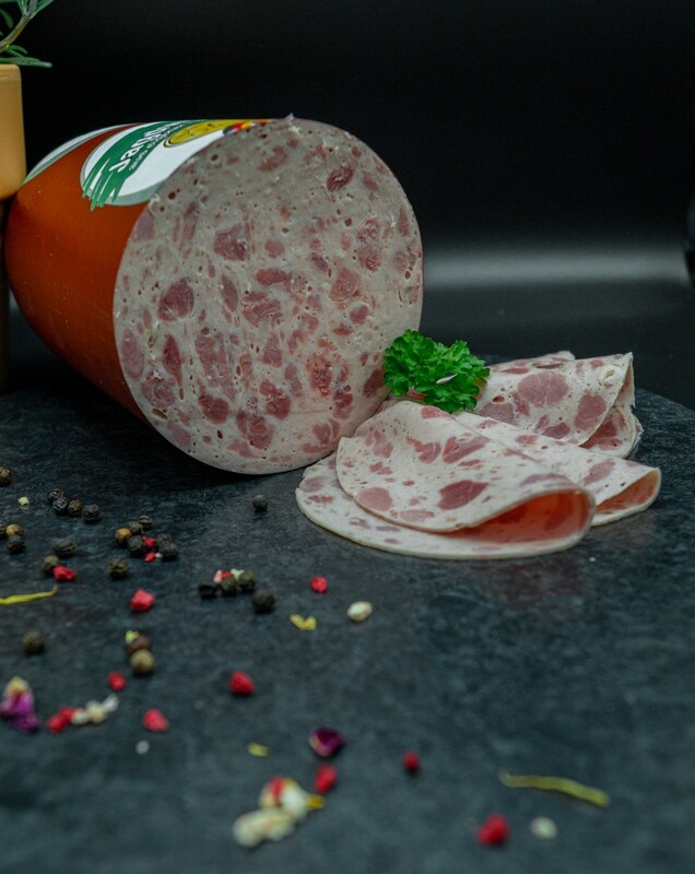 Jagdwurst aufgeschnitten