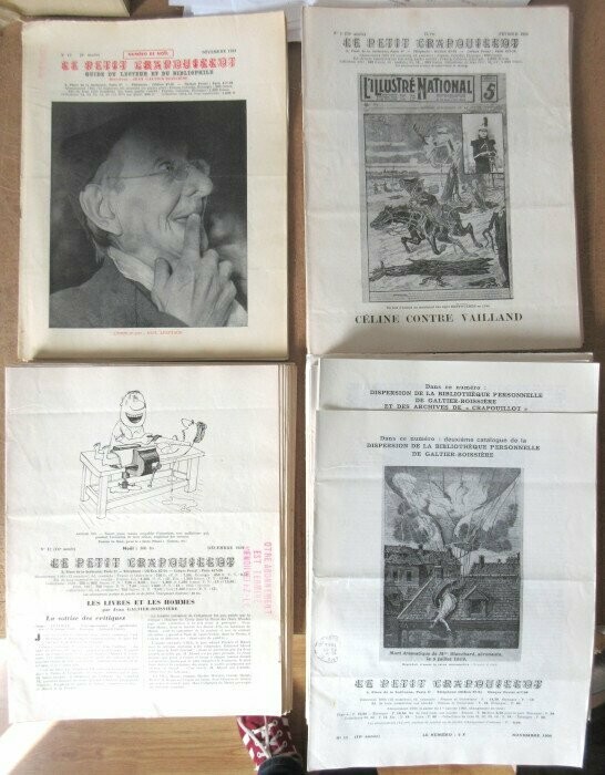 GALTIER-BOISSIERE, Jean (dir.). Le Petit Crapouillot : Guide du Lecteur et du Bibliophile : Suite de 97 numéros de Janvier 1957 à Janvier 1965