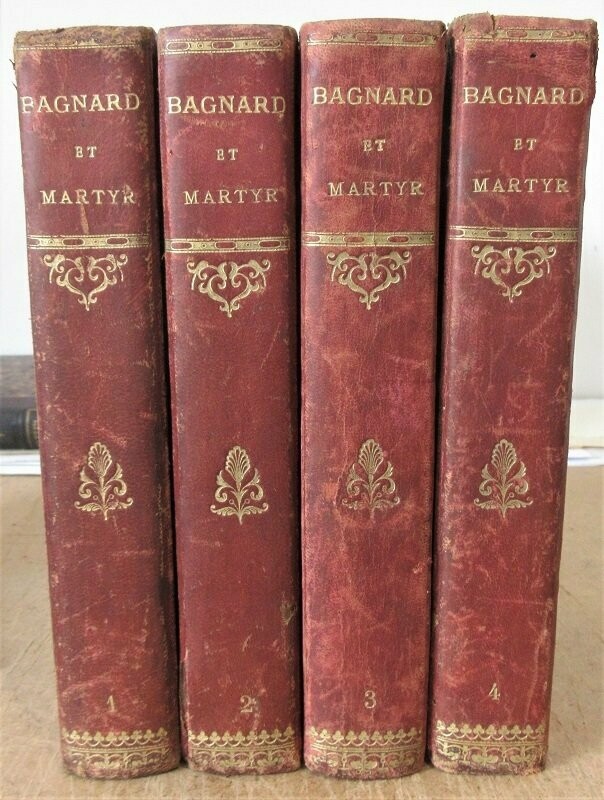 ANONYME. Bagnard et Martyr  : Complet des 100 numéros reliés en 4 volumes