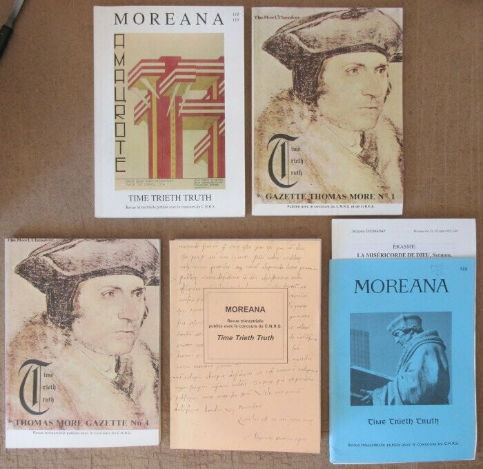 [ THOMAS MORE ]. Utopia Revisited [ MOREANA n° 118-119 ] : Joint MOREANA n°63 + n°75-76 + n°117 + "Erasme : la miséricorde de Dieu, Sermon"
