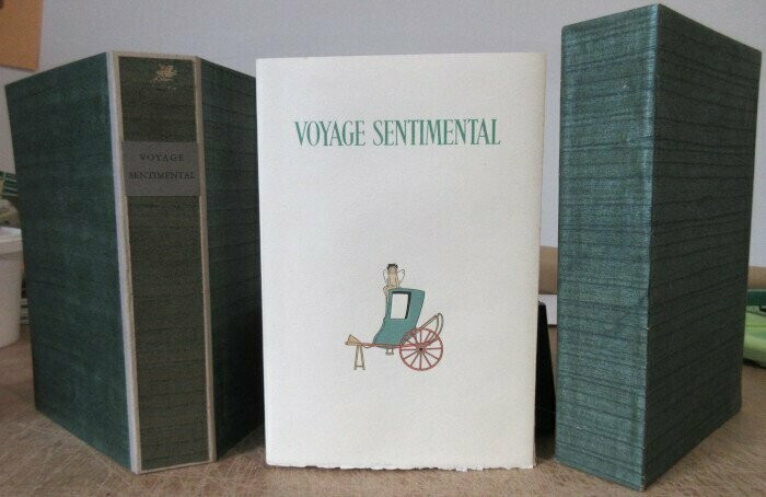 STERNE, Laurence. Voyage Sentimental en France et en Italie avec des figures de Sylvain Sauvage gravées sur bois par Pierre Bouchet
