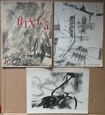 CLARA-SEROU, Max & Edouard JAGER & Iaroslav SERPAN ( Comité de Rédaction ). Rixes n°1 ( mai - juin 1950 ) : Inventaire en forme d'attitude [ 2 Lithographies de Roberto MATTA et CHRISTINE Boumeester ]