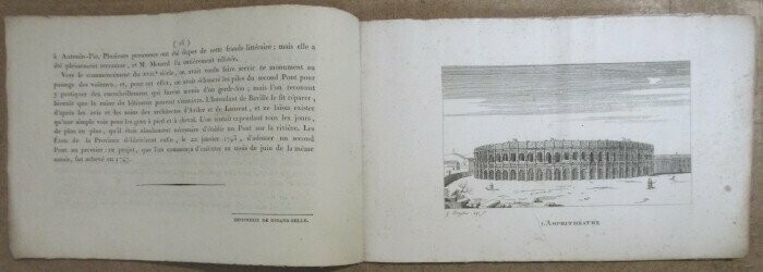 BONAFOUX, Gaston. [ Monumens Antiques de Nîmes dessinés et gravés à l'eau-forte par Gaston Bonafoux ]