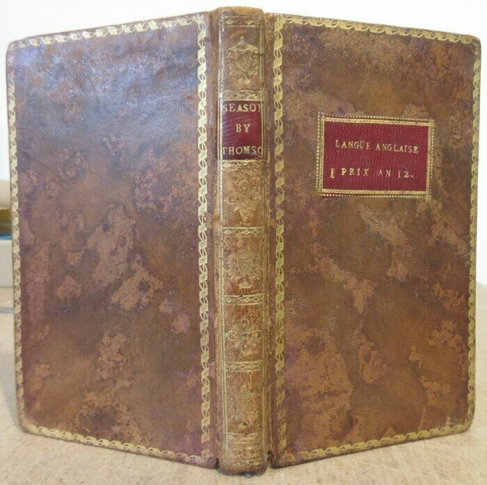 THOMSON, James. The Seasons with the life of the author to which are added Hesiod or the Rise of Woman and the Hermit by Parnell ; together with Henry and Emma by Prior : A new Edition in two volumes