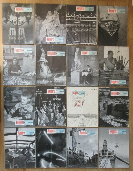Rapports France - Etats-Unis : Lot de 17 numéros de Juin 1951 (n°51) à Juin 1953 (n°75 et dernier) [ n°51; 58-60; 63-75 ]