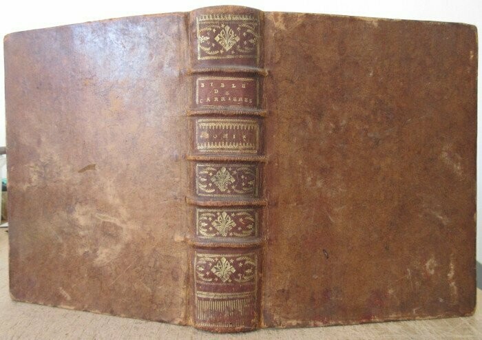 CALMET, Augustin & [ Henri-François ] de VENCE & Louis de CARRIERES & Laurent-Etienne RONDET (ed.) & Isaac LEMAISTRE DE SACY (trad.). La Sainte Bible en Latin et en François avec des Notes