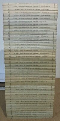BATAILLON, Marcel (dir.). Revue de Littérature Comparée : 11 années complètes en 44 volumes de 1959 à 1969 du n°129 au n°172