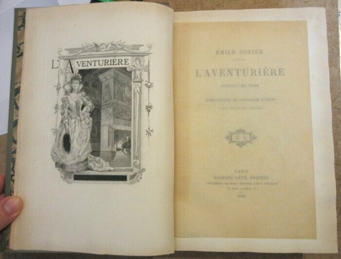 AUGIER, Emile & Guillaume DUBUFE (illus.). Ensemble de 6 ouvrages d'Emile Augier illustrés par Guillaume Dubufe gravés à l'eau-forte par A. Morse