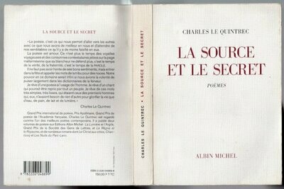 LE QUINTREC, Charles. La Source et le Secret - Poèmes : Postface d'Alain Lemoigne