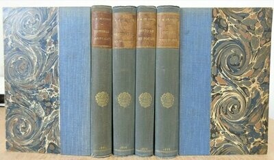 VOGUE, Eugène Melchior de. Lot de 4 volumes : Histoires Orientales + Spectacles Contemporains + Histoire et Poésie + Heures d'Histoire