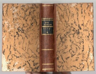 PAULMY Marquis de & TRESSAN Comte de (eds.). Bibliothèque Universelle des Romans : Mai 1776 & Juin 1776