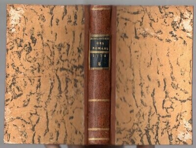 PAULMY Marquis de & TRESSAN Comte de (eds.). Bibliothèque Universelle des Romans : Novembre 1778 & Décembre 1778
