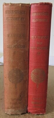 DES PERIERS, Bonaventure & Louis LACOUR (ed.). Oeuvres Françoises de Bonaventure des Periers Revues sur les éditions originales et annotées par Louis Lacour  [Complet des 2 Tomes]