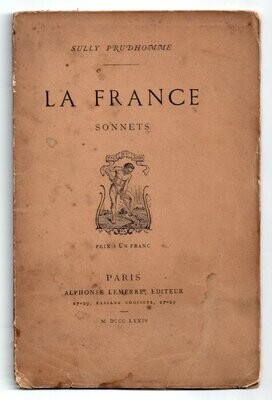 SULLY PRUDHOMME. La France - Sonnets