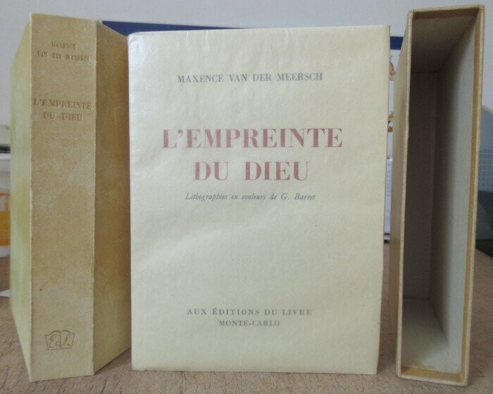 VAN DER MEERSCH, Maxence. L'Empreinte du Dieu : Lithographies en couleurs de G. Barret