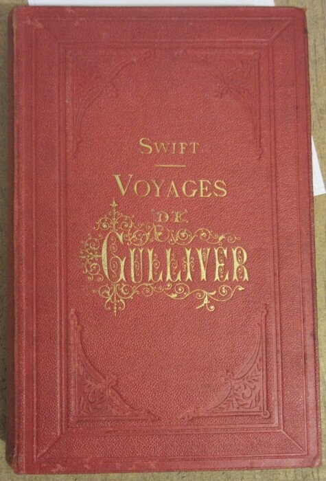 SWIFT, Jonathan. Voyages de Gulliver par Swift Traduction de l'abbé Desfontaine revue corrigée et précédée d'une introduction par M. Jules Janin - Illustrations de Gavarni
