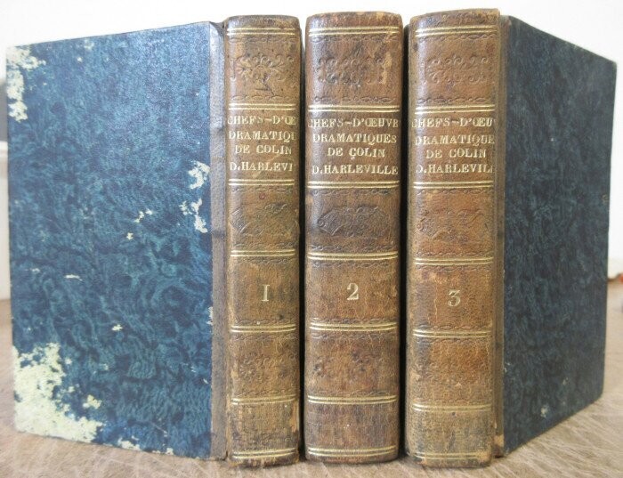 COLLIN D'HARLEVILLE, Jean-François. Chefs-d'Oeuvre Dramatiques de Collin d'Harleville : Nouvelle édition ornée de son portrait et précédée d'une notice sur sa vie et ses ouvrages [ Complet ]