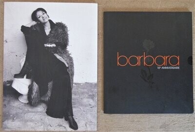[ BARBARA ]. 2 PORT-FOLIOS : Barbara l'Aigle Noir + Barbara 10e Anniversaire