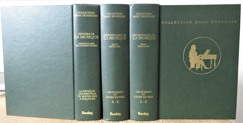 HONEGGER, Marc & Marie-Claire BELTRANDO-PATIER.  Dictionnaire de la Musique : Les Hommes et Leurs Oeuvres : A-K & L-Z + La Musique Occidentale du Moyen Age à Nos Jours