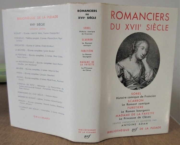 ADAM, Antoine (ed). Romanciers du XVIIe Siècle : Sorel [ Histoire Comique de Francion ] - Scarron [ Le Romant Comique ] - Furetière [Le Roman Bourgeois ] - Madame de La Fayette [ La Princesse de Clève