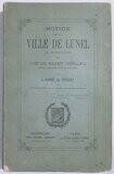 ​ROUET, A. Notice sur la Ville de Lunel au Moyen-Age et Vie de Saint Gérard seigneur de cette ville au XIIIe siècle