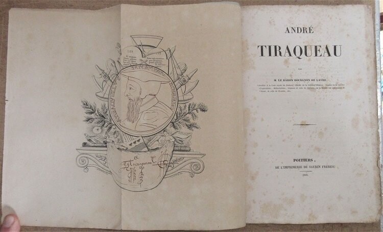 ​BOURGNON DE LAYRE, [ Antonin ]. André Tiraqueau