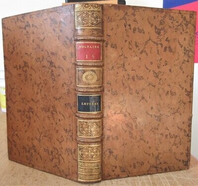 ​VOLTAIRE. Oeuvres Complètes de Voltaire : Tome XV : Lettres en Vers et en Prose
