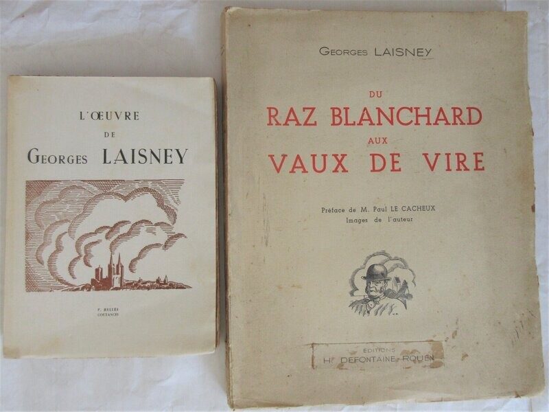 ​LAISNEY, Georges. Du Raz Blanchard aux Vaux de Vire : Préface de Paul Le Cacheux - Images de l'auteur