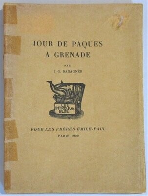 DARAGNES, Jean-Gabriel. Jour de Pâques à Grenade