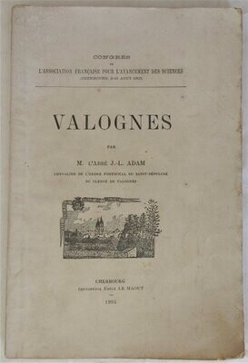 ​ADAM, J.-L. Quelques Notes sur Valognes