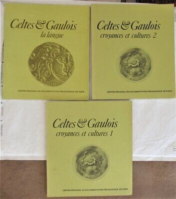 ​RICOLFIS, Jean-Marie & André CAUSSAT. Celtes et Gaulois : La Langue + Croyances et Cultures 1-2