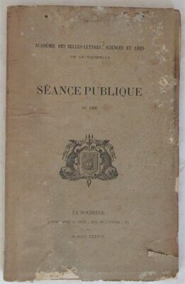 ​CAPPON, [ P. ]. Les Assemblées de Paroisses à Marans avant 1789