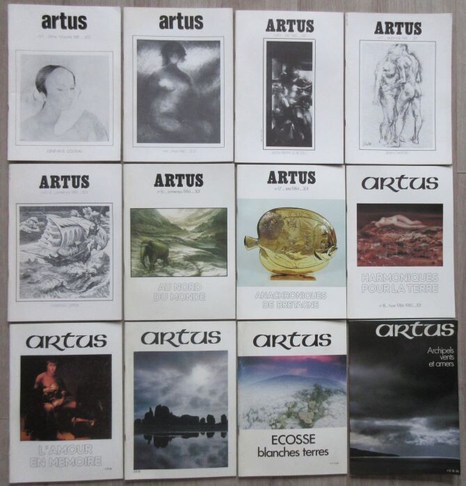 ​GLOT, Hervé (dir.). Artus - Revue trimestrielle : Pays Celtiques et Monde Nordique : 
15 numéros en 12 volumes de 1981 à 1987
