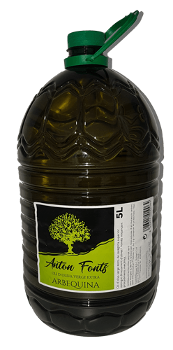 Carafe 5 litres (P) d'huile d'olive extra vierge