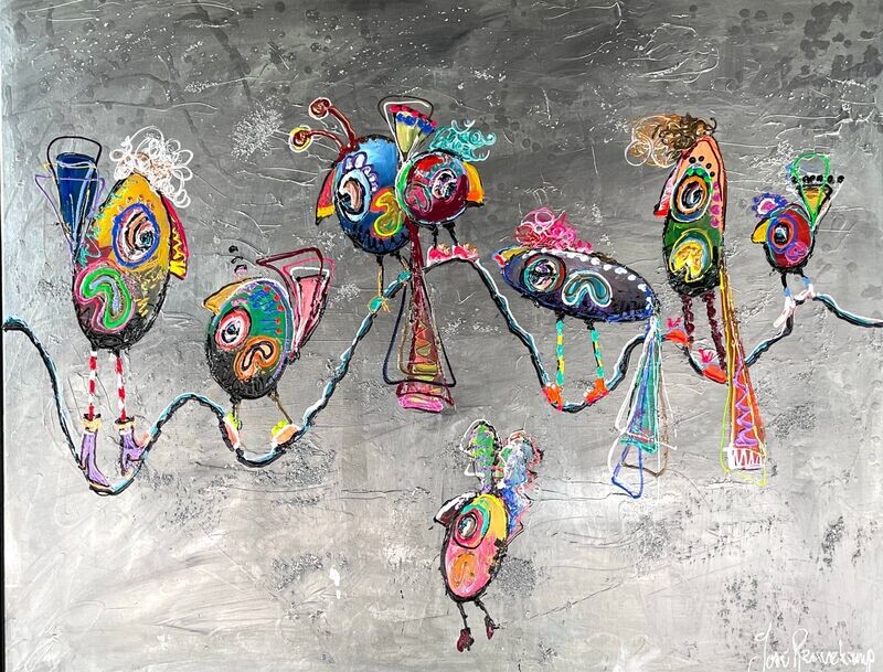 Birds talking