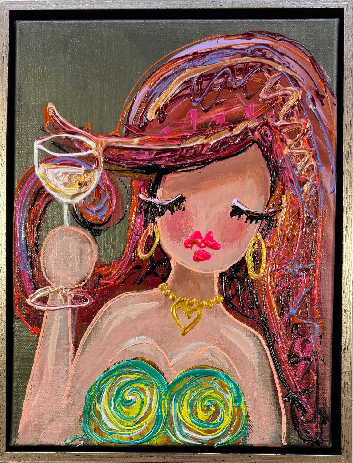 Cheers woman red hair